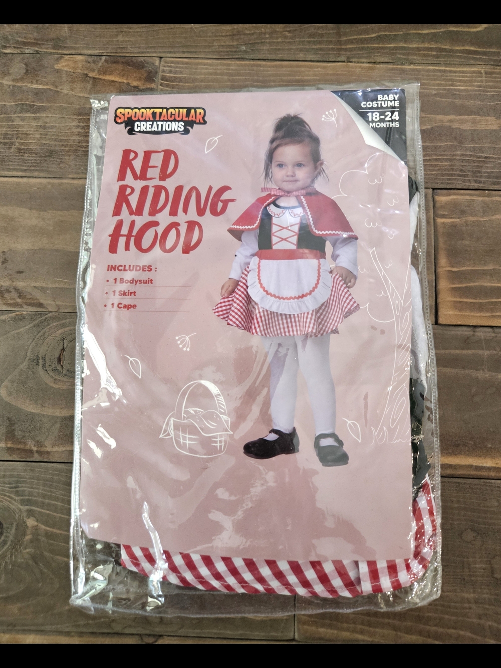 Spooktacular Creations Red Riding Hood Toddler Costume - Red